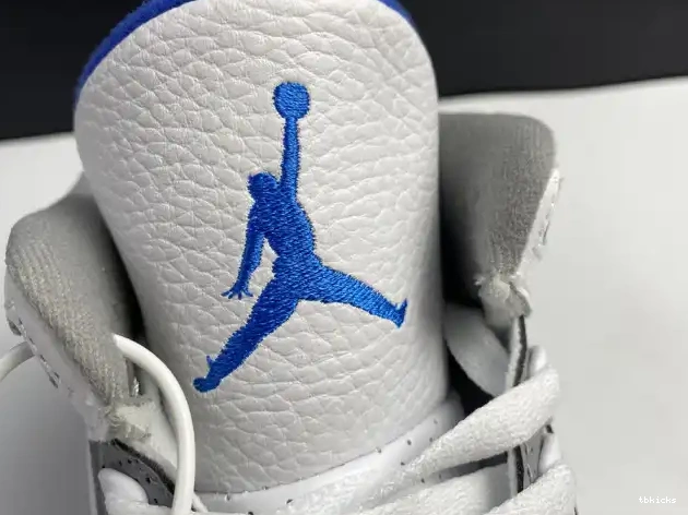 Reps TB CT8532-040 Blue White Jordan 3 Air Retro 0428